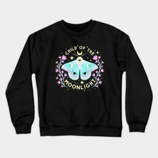 Child of the Moonlight Moth Crewneck Sweatshirt